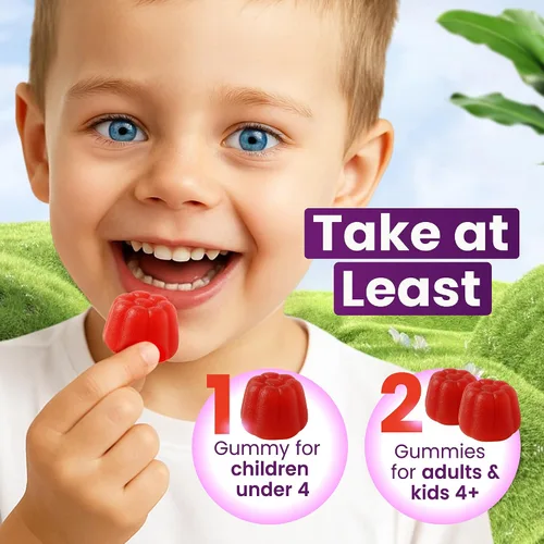 Miniatura 3 de Sambucus - Gomitas de saúco + vitamina C + zinc para niños y adultos, apoyo inmunológico X3, sabores naturales + ingredientes, veganas, sin OMG