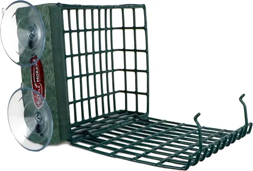 Miniatura 2 de Kettle Moraine Comedero para pájaros de pájaro carpintero para pastel de sebo individual para montaje