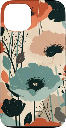 Miniatura 7 de Funda para iPhone 11 Pro Max Minimal Poppy Flower Boho Floral Cute Aesthetic