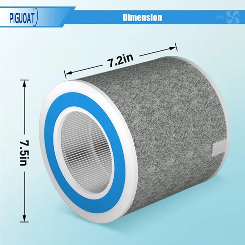 Miniatura 4 de Paquete de 2 filtros HP102 compatibles con Shark HP152 HP102PET HC452 HC450 HC450C HC451 HC452C HC455 HP100 HP100C HP102C HP105