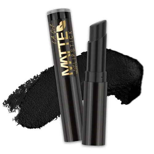 L.A. Girl Lápiz labial mate de terciopelo plano, Raven GLC826