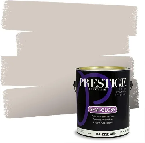 Miniatura 190 de Prestige Paints - 2 en 1, pintura base y pintura de exterior, P500-N-SW7020 SW6991-PCM