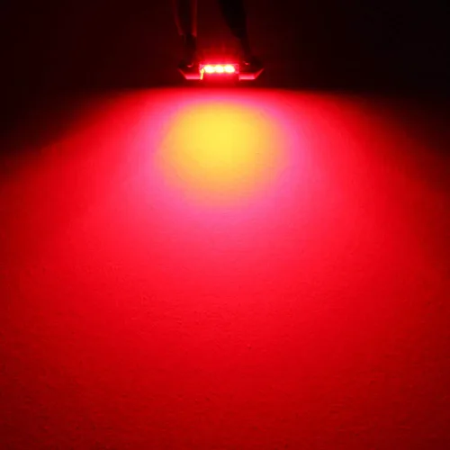 Miniatura 6 de Phinlion - Bombilla LED roja superbrillante DE3021 3030 6-SMD, Festoon 1.25" 31 mm, DE3175 DE3022, bombillas LED miniatura para luz de cortesía