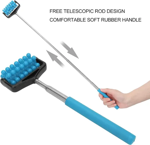Miniatura 7 de Rodillo de masaje de espalda, masajeador de rodillo de rascar ajustable, para hombres y mujeres, para aliviar el dolor muscular en el hogar