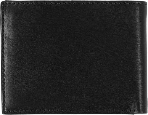 Miniatura 4 de Steve Madden Cartera RFID de cuero para hombre con capacidad adicional y bolsillo abatible
