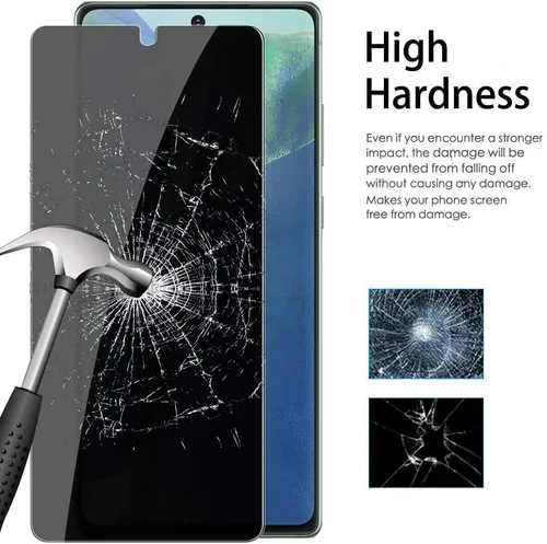 Miniatura 3 de LYWHL - Protector de pantalla de privacidad para Note 20, antiespía, protector de pantalla de vidrio templado para Samsung Galaxy Note 20, negro