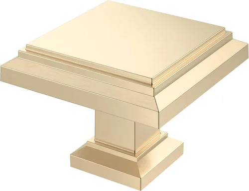 Miniatura 75 de Alzassbg - Paquete de 10 tiradores de gabinete de níquel negro cepillado de 3 pulgadas (76mm) con agujero central, manijas de gabinete de cocina