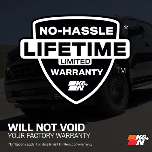 Miniatura 8 de K&N - sistema de admisión de aire frío: Alto rendimiento; aumenta los caballos de fuerza: Compatible con Toyota Tacoma de 2016-2019, 57-9039