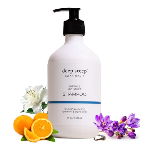 Miniatura 11 de Deep Steep High Shine - Champú de aceite de coco, 17 onzas, champú hidratante con aloe vera, aceite de argán, proteína de arroz y glicerina, sin