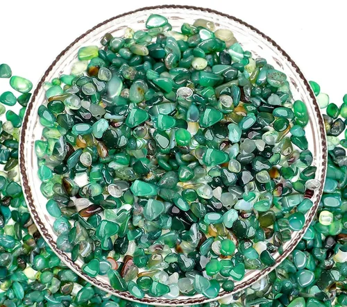Miniatura 17 de Halatool Guijarros Verdes de 6 Libras 0.35"- 0.6" Grava de Acuario para Pecera Guijarros Naturales de Paisajismo para Decoración del Hogar Piedras