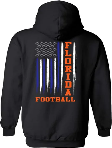 Miniatura 10 de Sudadera con capucha unisex de la bandera americana del color del equipo de fútbol