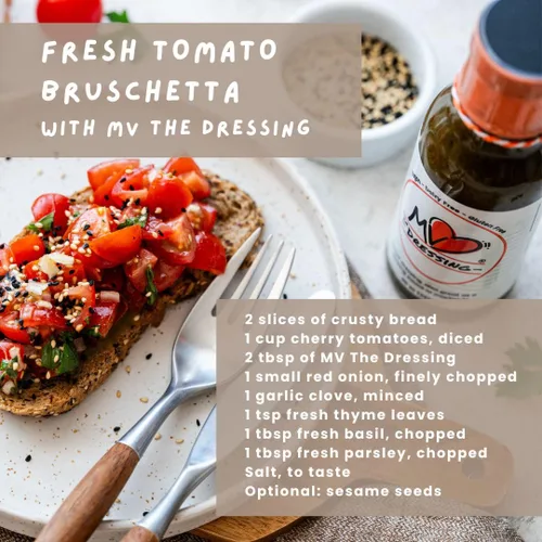 Miniatura 3 de MV The Dressing Vinagreta balsámica de aceite de oliva premium, aderezo de ensalada de dieta mediterránea, adobo y salsa de inmersión, sin gluten