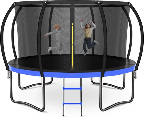 Zevemomo - Trampolines de 8.0 pies, 10.0 pies, 12.0 pies, 14.0 pies, 16.0 pies, para exteriores, trampolines para niños y adultos, trampolines de