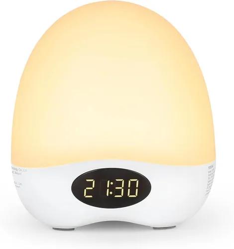 Luz de Noche Portátil para Niños y Bebés, Luz de Huevo para Guardería para Lactancia, Luz de Noche Ajustable para Bebé con Temporizador y RGB,