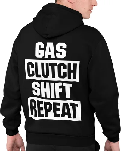 Miniatura 38 de STYLN Sudadera de manga larga con capucha Sudadera divertida con capucha unisex para adultos entusiastas del automóvil, camión, bicicleta, carreras