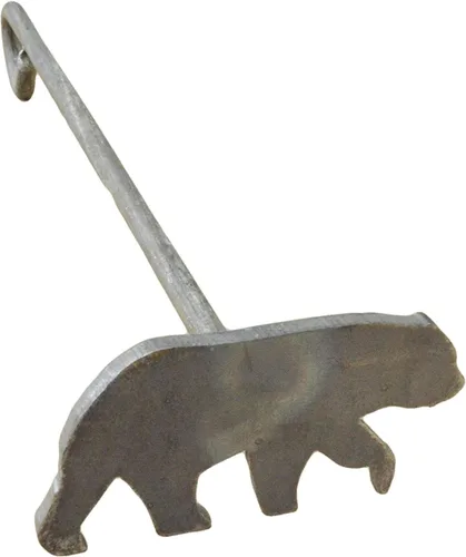 Miniatura 21 de The Leather Guy Hierro de marca de 2 pulgadas, pata de oso, para carpintería, cuero y parrilla. Método de marca fácil de usar para un toque