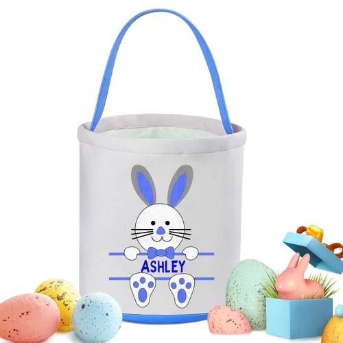 Miniatura 6 de Cesta de Pascua personalizada, cestas de Pascua Touber para niños y niñas, cestas de Pascua para niños, cesta de Pascua personalizada, regalos