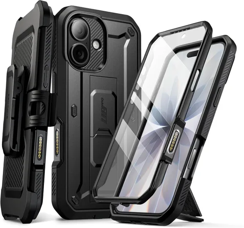 Miniatura 14 de SUPCASE Funda para iPhone 17 Pro Max con botón de control de cámara (Unicorn Beetle Pro), [soporte integrado y protector de pantalla]