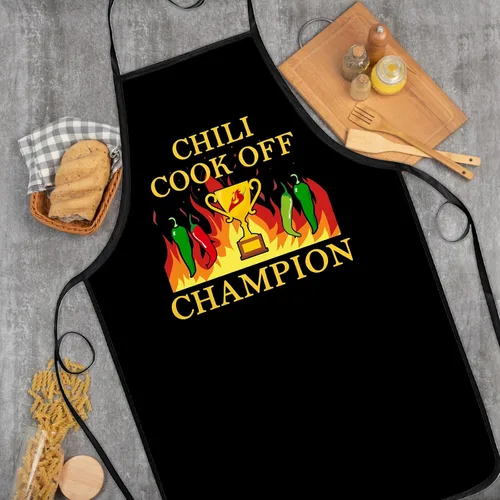 Miniatura 6 de Delantales de cocina de chile para cocinar, premios, trofeos, delantales para cocina, barbacoa, para mujeres y hombres, decoraciones de festivales