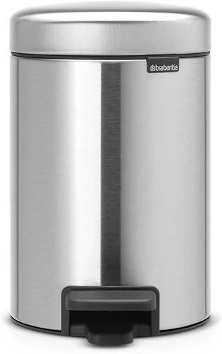 Miniatura 29 de Brabantia NewIcon - Cubo de basura con pedal de cierre suave para cocina, con cubo extraíble, 3.2 galones, azul soñado Azul (Dreamy Blue)