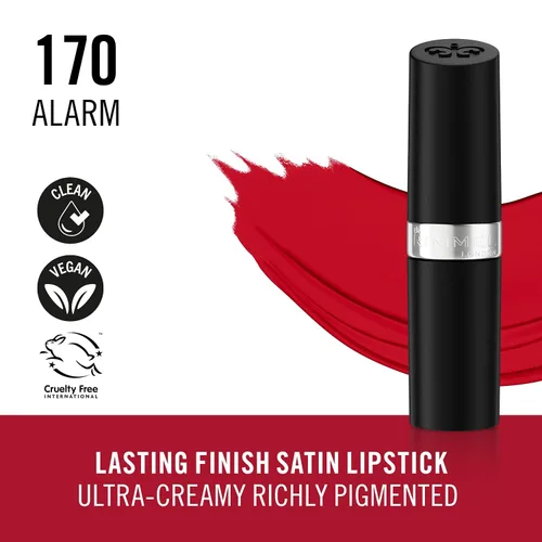 Miniatura 6 de Rimmel London Balas de Acabado Duradero (Satén) - 170 Alarm