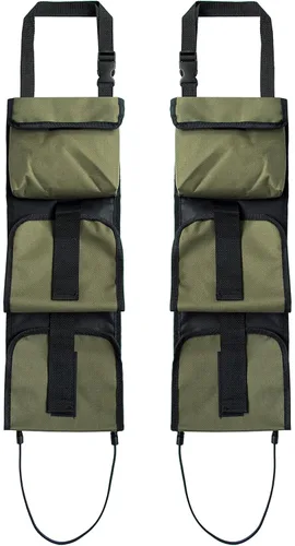 Miniatura 12 de Equipo de caza para asiento trasero de pistola, soporte para rifle de escopeta, organizador de pistolas con bolsillos, ajuste universal para camión