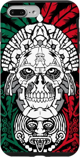 Miniatura 12 de iPhone 11 Pro Max Aztec Warrior Skull - Ancestros mexicanos - Funda de raíces mexicanas