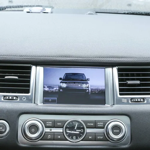 Miniatura 8 de Marco de navegación ABS para Land Rover Range Rover Sport RR Sport 2010-2013, Negro