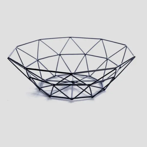 Miniatura 6 de Cesta de frutas para cocina, frutero decorativo para el hogar, verduras y dulces, alambre de metal, soporte para frutas para encimera, centro