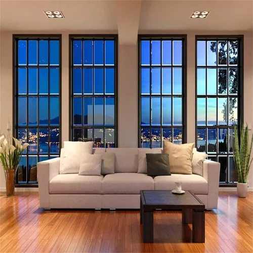 Miniatura 8 de AOFOTO Fondo de ventana francesa de oficina de negocios de 5 x 3 pies, para sala de estar, sofá, fotografía, fondo interior, trabajo en casa
