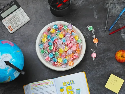 Miniatura 6 de Surtido de estrellas de frutas – 3 libras – Dulces de frutas molinete – Caramelo duro con sabor a fruta – Envueltos individualmente – Oficina