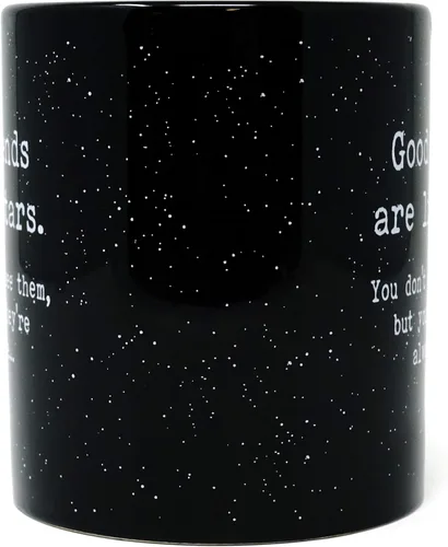 Miniatura 6 de Funny Guy Mugs Good Friends Are Like Stars Taza de café de cerámica – 11 oz – Taza de café divertida ideal para mujeres y hombres – Divertida taza