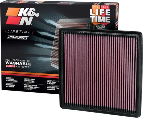 Filtro de aire de alto rendimiento con kit de mantenimiento para el filtro, de K&N, 33-2385, filtro de aire de repuesto