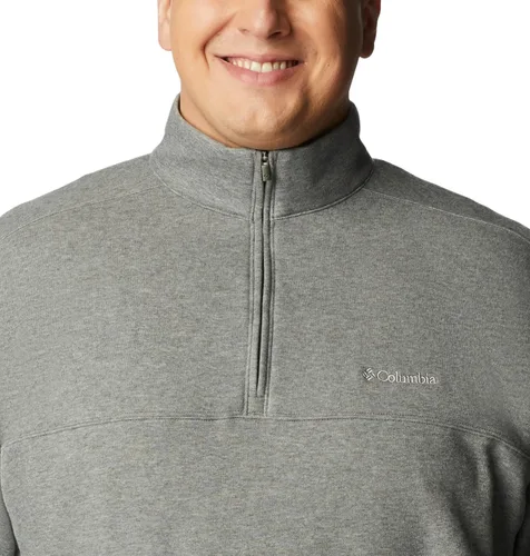Miniatura 6 de Chaqueta Columbia Hart Mountain II para hombre, con media cremallera