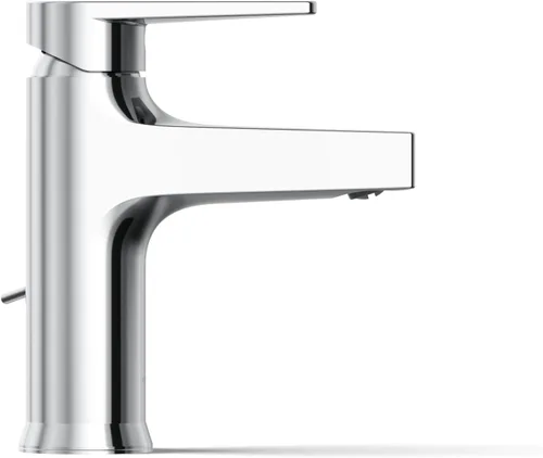 Miniatura 8 de Kohler 74013-4-CP Taut - Grifo de lavabo de baño con mango único, 1.2 gpm, cromo pulido Vibrant Brushed Nickel