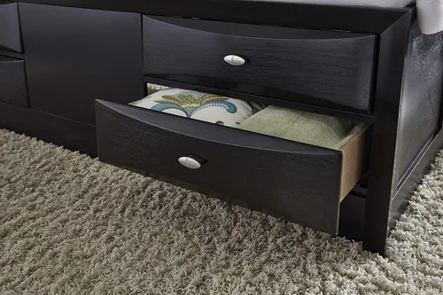 Miniatura 6 de Global Furniture USA Cama matrimonial Linda Negra