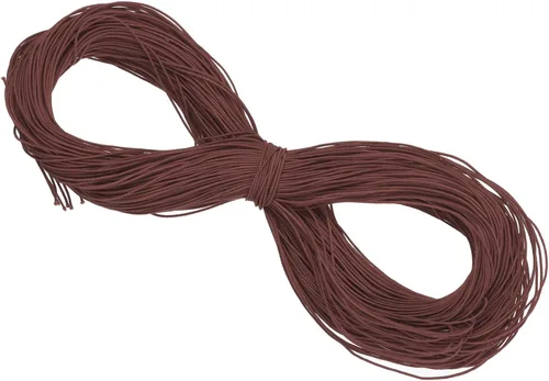 Miniatura 143 de PATIKIL Cuerda elástica elástica de 109 yardas (328.1 ft), cuerda elástica pesada de 0.059 in, albaricoque para manualidades, correas de gancho