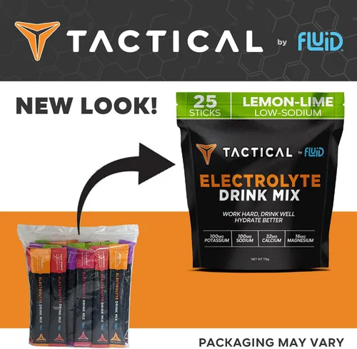 Miniatura 7 de Fluid Tactical - Paquetes de polvo de electrolitos, aceleran la rehidratación, baja en azúcar, mezcla de bebidas con electrolitos, previenen