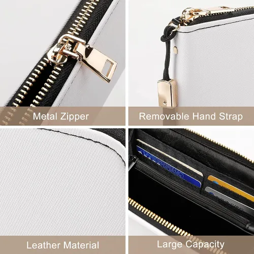 Miniatura 6 de Linda cartera con patrón de perro Goldendoodle para mujeres y hombres, regalos de caniche dorado, regalos para perros y madres, regalos para perros