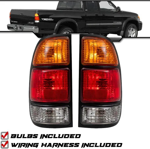 Miniatura 2 de EPIC LIGHTING Luces traseras de repuesto estilo OE compatibles con Toyota Tundra 2000-2006 cabina de acceso regular