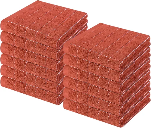 Miniatura 140 de Homaxy Paños de cocina 100% algodón de felpa, toallas de cocina ultra suaves y absorbentes para la cocina, adecuadas para secar y lavar platos