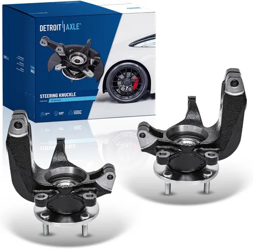 Miniatura 79 de Detroit Axle - Nudos de dirección delanteros de 2.5L de 2 piezas para Toyota 12-17 Camry, 2 nudos de dirección y conjunto de rodamiento de rueda