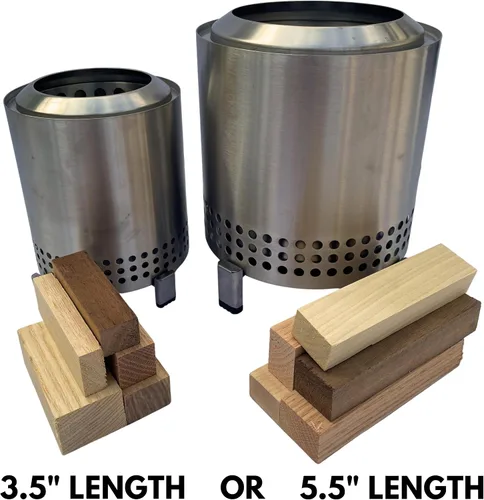 Miniatura 2 de Mini arrancadores de madera y fuego – 5 o 10 libras de leña sostenible secada al horno recuperada – 3.5 pulgadas o 5.5 pulgadas de longitud