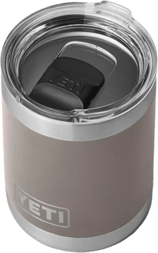 Miniatura 13 de Yeti Rambler Vaso corto de 10 onzas con aislamiento térmico al vacío, de acero inoxidable, con tapa MagSlider Rosa arenisca.
