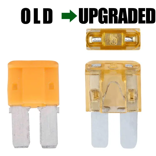 Miniatura 2 de Paquete de 140 fusibles Micro 2 surtidos, fusible de hoja Micor II mejorado 5A 7.5A 10A 15A 20A 25A 30A ATO ATC para SUV, camión, Rv, kit surtido