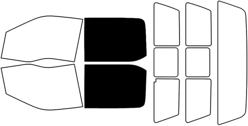 Rtint juego para polarizar vidrios para Ford F-150 2015 – 2017 (4 puertas) 1