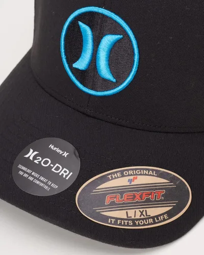 Miniatura 2 de Hurley Sombrero para hombre - H2O-DRI Super Icon Gorra elástica con ala curvada