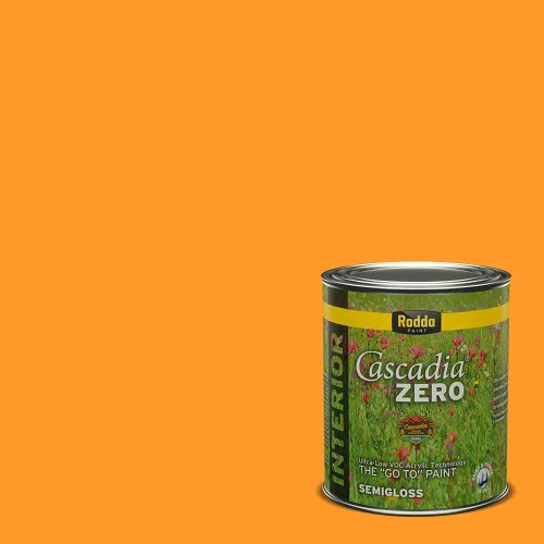 Miniatura 261 de Rodda Paint CASCADIA ZERO - Pintura plana e imprimación para interiores en uno, cuarto de galón, crema de ballet