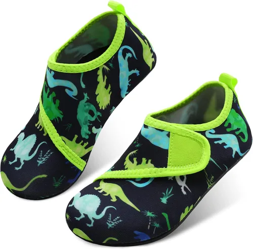Joinfree - Zapatos acuáticos de natación para niños y niñas, calcetines acuáticos de secado rápido, zapatos con sensación de pies descalzos para