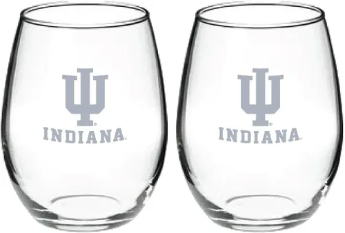 Miniatura 21 de RFSJ Juego de 2 copas de vino o bebidas con logotipo de Satin Frost (Harvard)